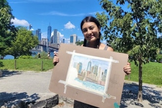 Adult: Drawing + Painting in Dumbo: Plein Air Style